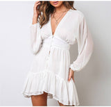 Deep-V Mini Dress From Kawaii Stop