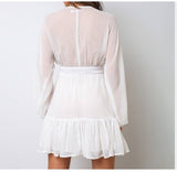 Deep-V Mini Dress From Kawaii Stop