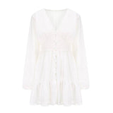 Deep-V Mini Dress From Kawaii Stop