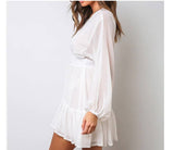 Deep-V Mini Dress From Kawaii Stop