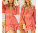 Deep-V Mini Dress From Kawaii Stop