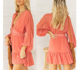 Deep-V Mini Dress From Kawaii Stop