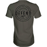 DEFEND AGAINST ALL ENEMIES MEN'S T-SHIRT From Combat Iron Apparel
