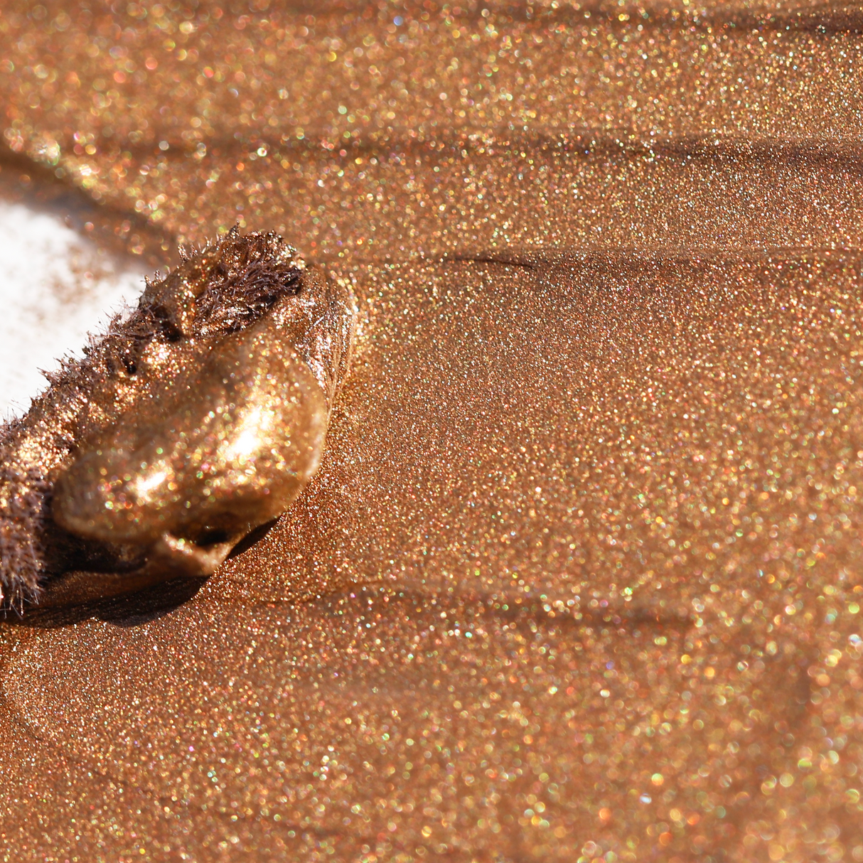 Night Show Liquid Shadow from Half Caked - Highly Pigmented Cosmetic Eyeshadow with Long-Lasting Formula & Metallic Finish for Brighter Eyes - Warm-Toned Bronze Shade Makeup Blend Pearl Titanium