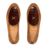 Men's Cognac Croc Milano Loafer From Del Toro Shoes