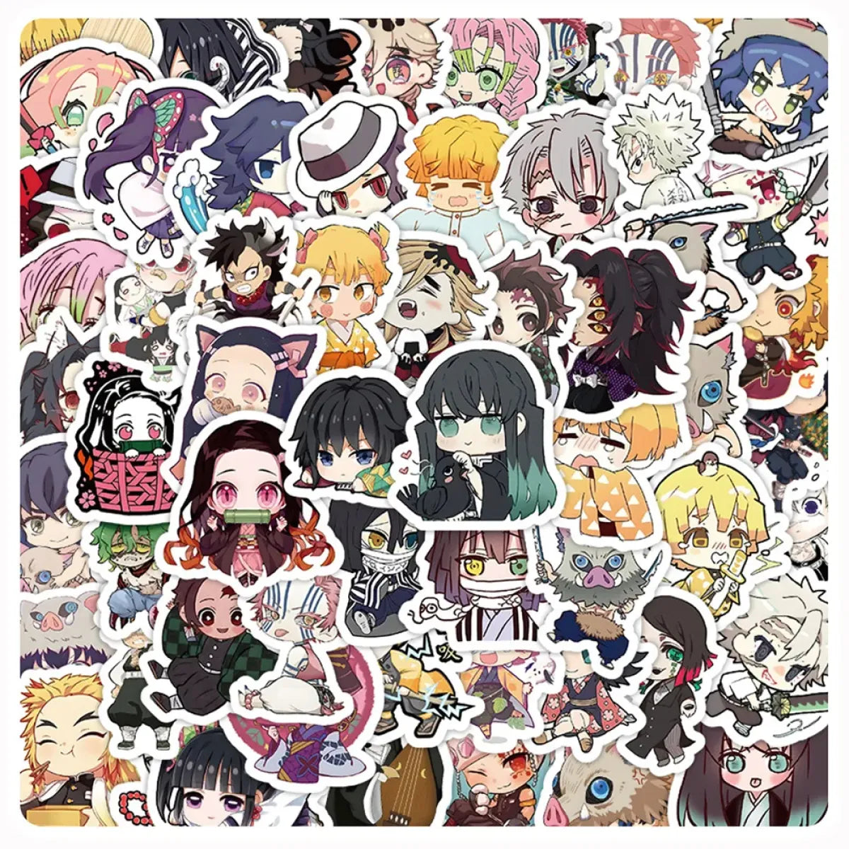 Demon Slayer Stickers - 10/30/60pcs from Kawaii Stop