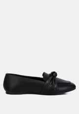 Denali Recycled Faux Leather Flat Loafers from London Rag International