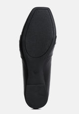 Denali Recycled Faux Leather Flat Loafers from London Rag International