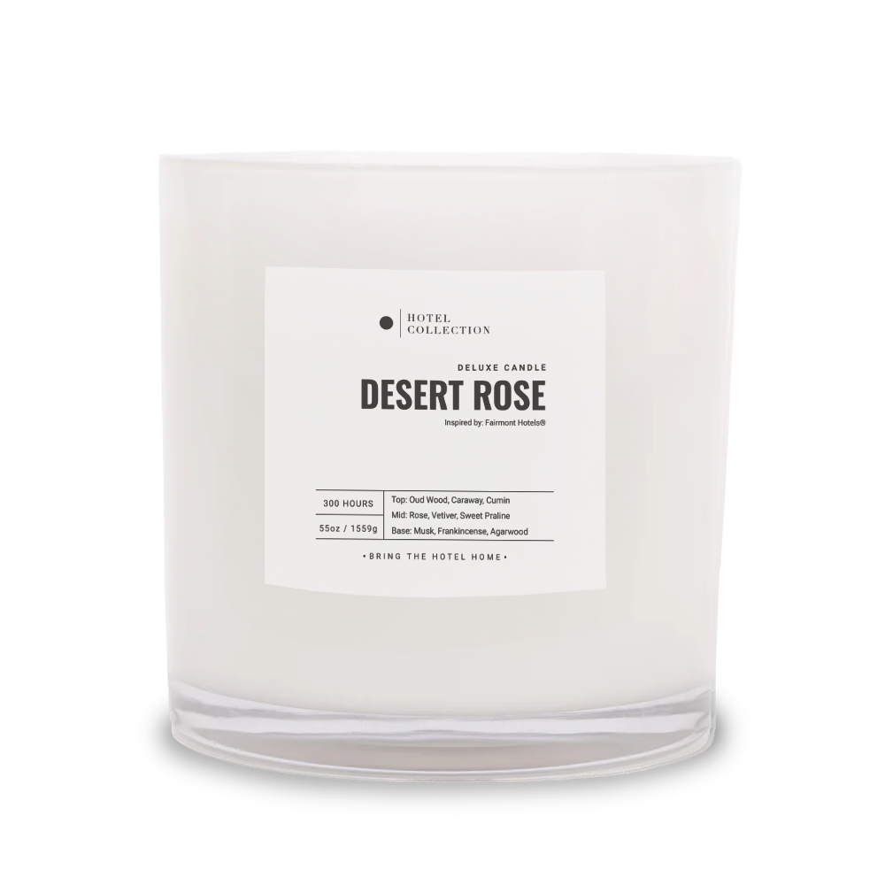 Deluxe Desert Rose™ Candle from Hotel Collection