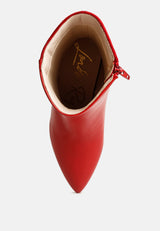 Desire Suede Back Panel High Ankle Boots from London Rag International
