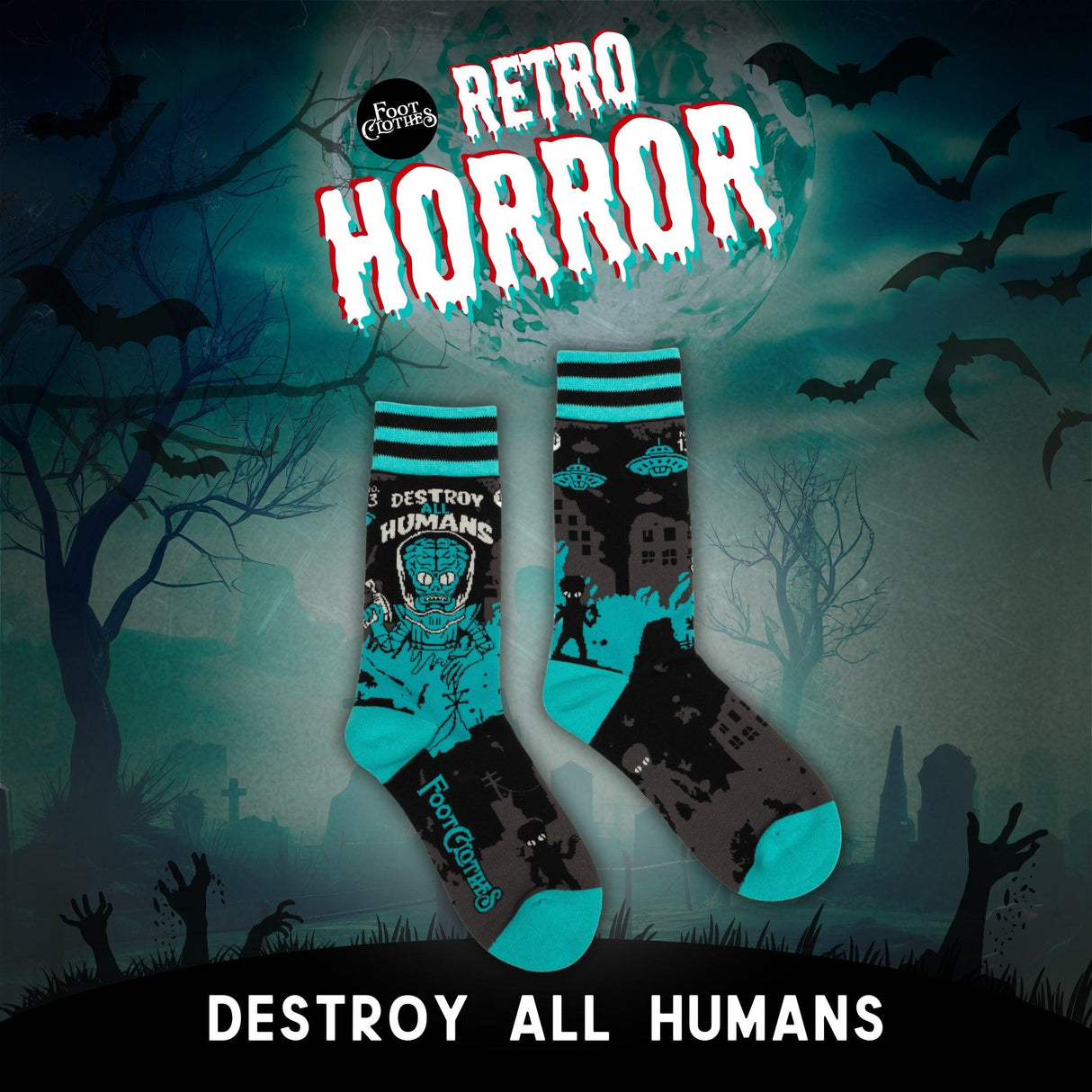 Destroy All Humans Crew Socks from FootClothes