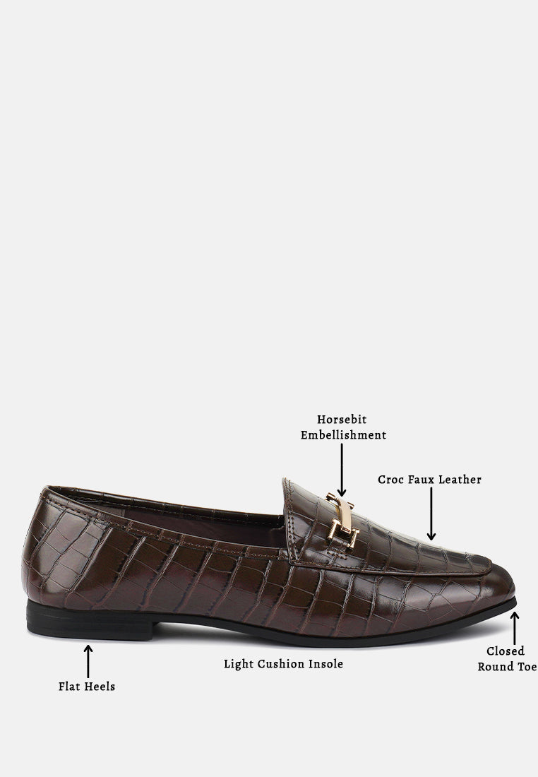 Deverell Street-Smart Horsebit Embellished Loafers from London Rag International