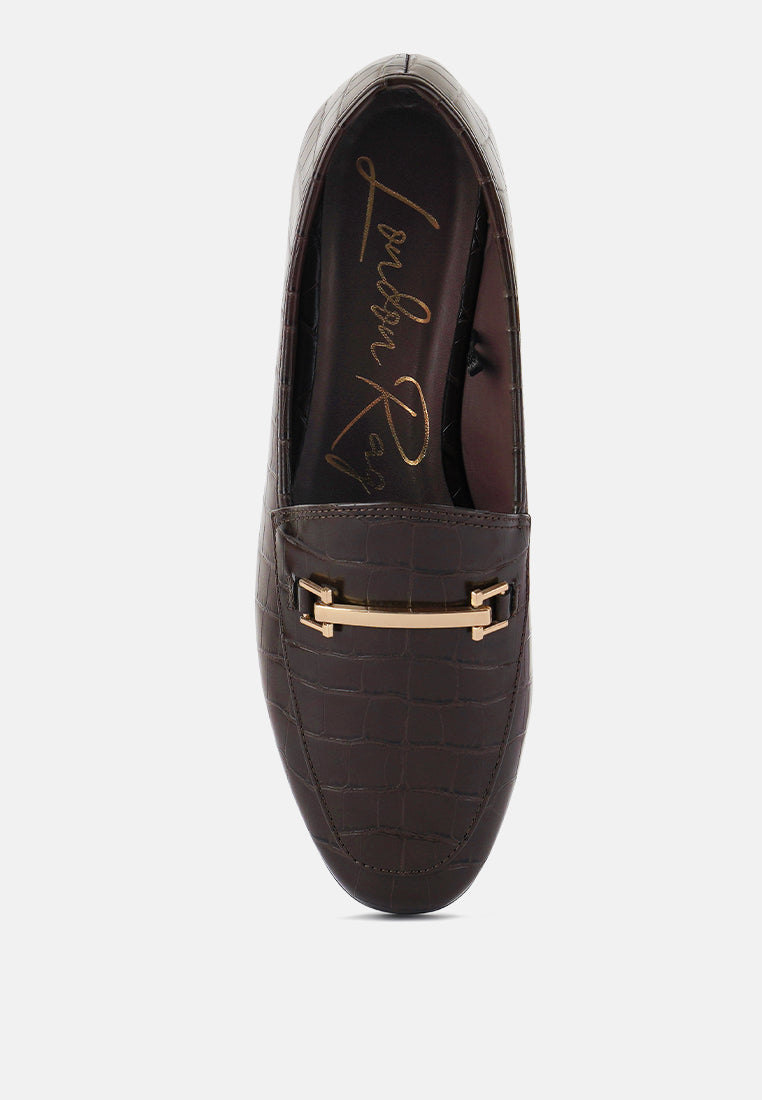 Deverell Street-Smart Horsebit Embellished Loafers from London Rag International