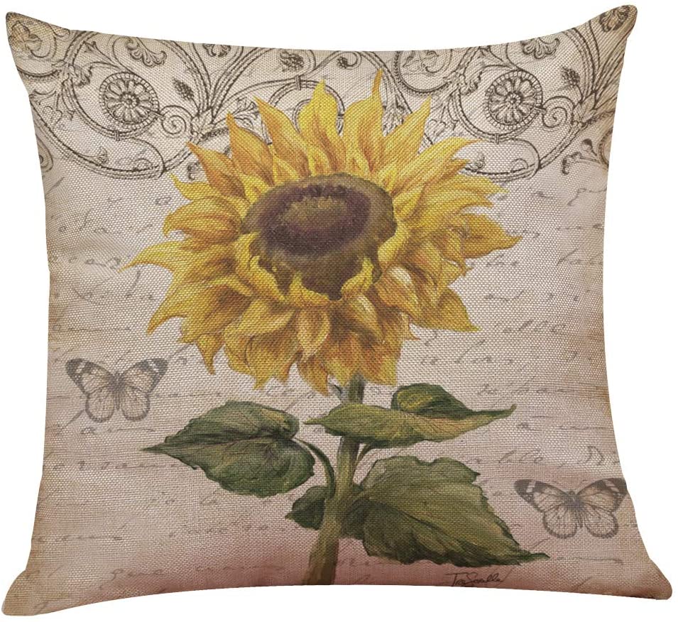 Sunflowers Cushion Covers from Moderny
