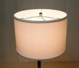 Drum Lamp Shade Premium White Linen 14"W x 10"H from LampsUSA
