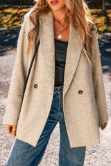 Casual Double-breasted Coat From MsDressly