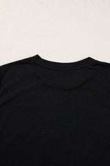 Black Valentine's Day Heart T-Shirts from MsDressly