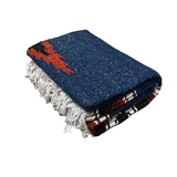 Harvest Moon Diamond Baja Blanket - Blue From West Path