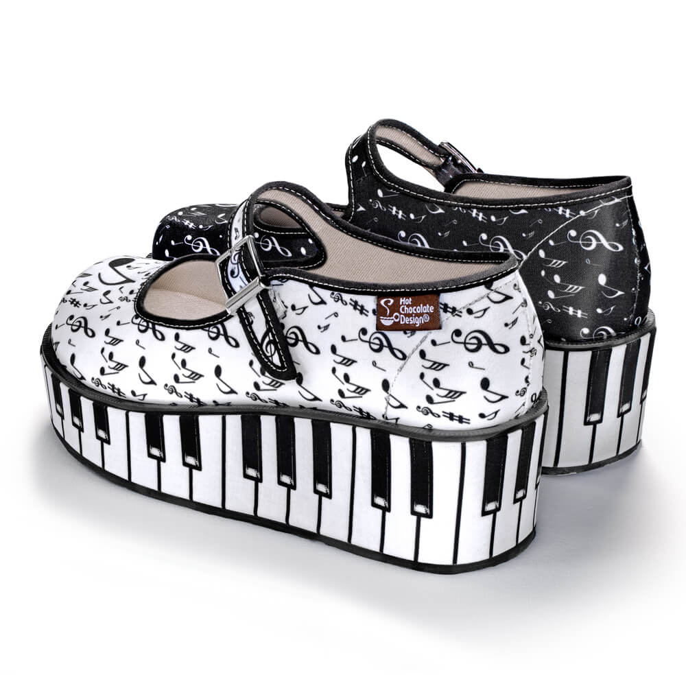 Chocolaticas® Thank You Music Women's Mary Jane Platform from Hot Chocolate Design