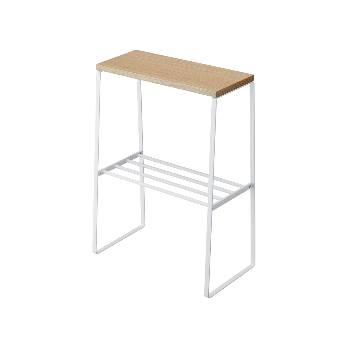 End Table (22" H)  - Steel + Wood from Yamazaki Home