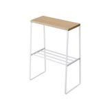 End Table (22" H)  - Steel + Wood from Yamazaki Home