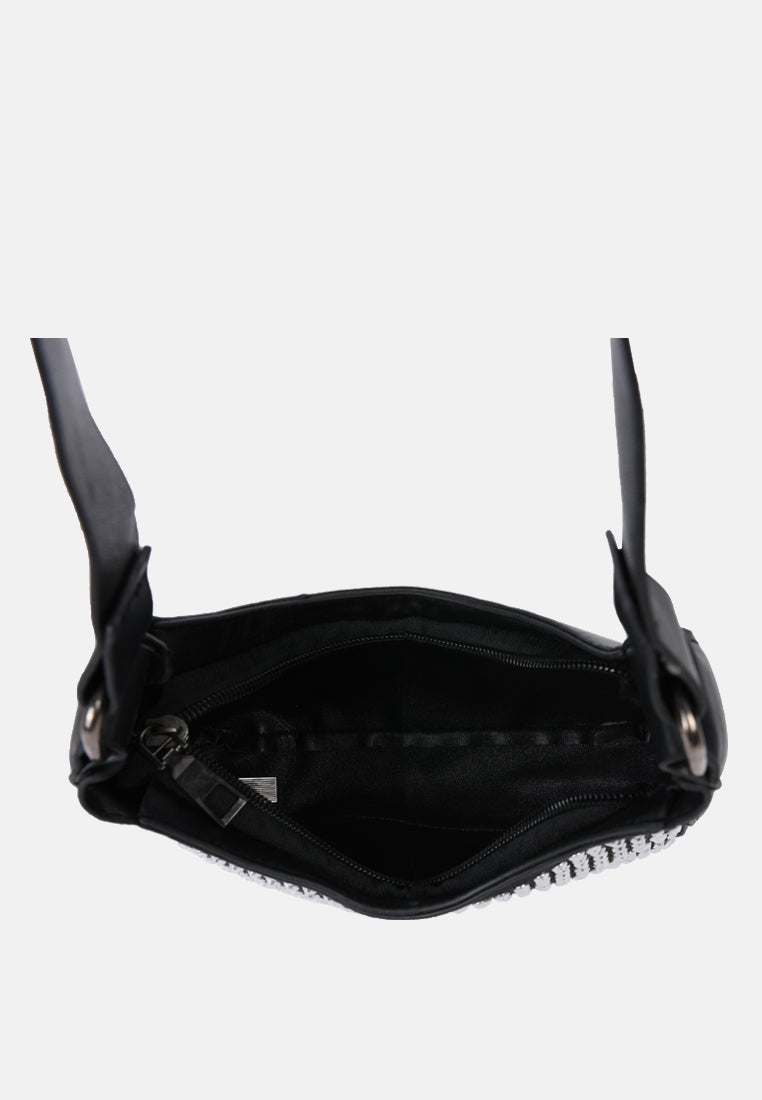 Diamante Baguette Bag from London Rag International