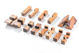 Diamond Cube 4 - Wood Brain Teaser Puzzle from Kubiya Games