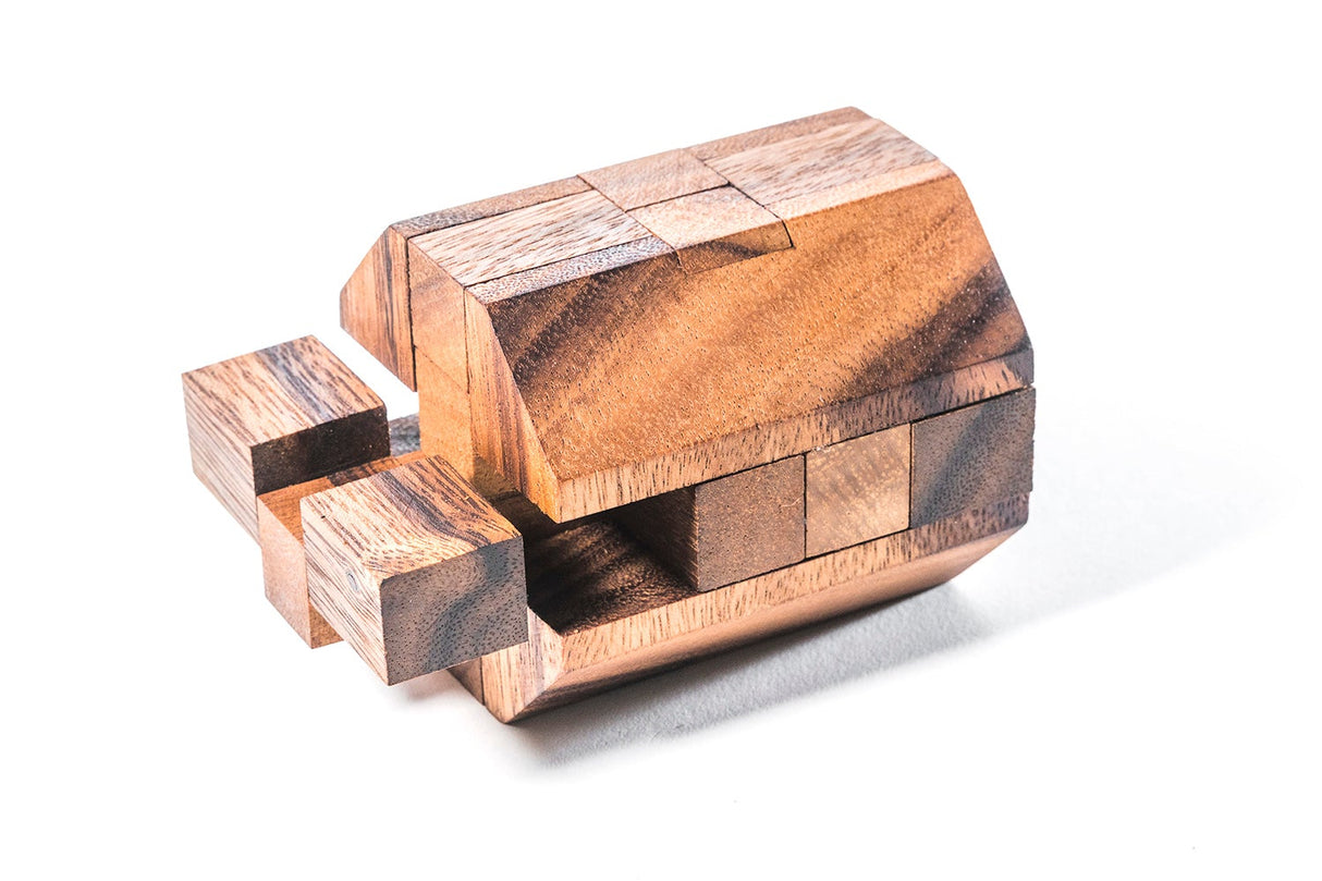 Diamond Cube 4 - Wood Brain Teaser Puzzle from Kubiya Games