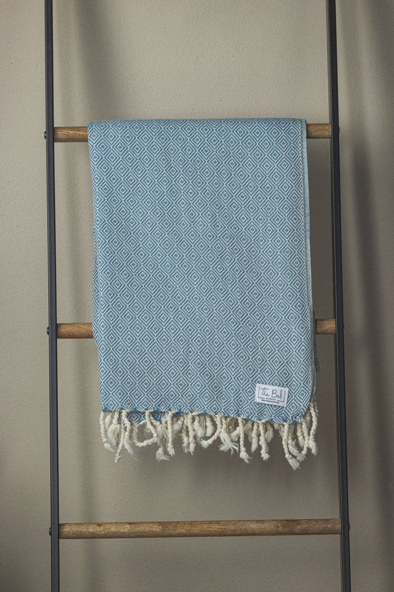 Diamond Turkish Towels – Luxurious Bath or Throw Blanket from The Bali Market