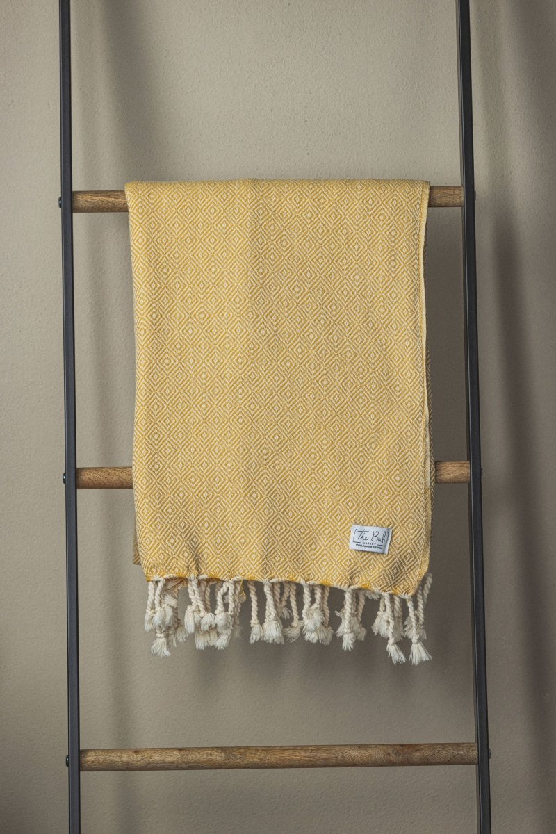 Diamond Turkish Towels – Luxurious Bath or Throw Blanket from The Bali Market