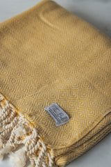 Diamond Turkish Towels – Luxurious Bath or Throw Blanket from The Bali Market