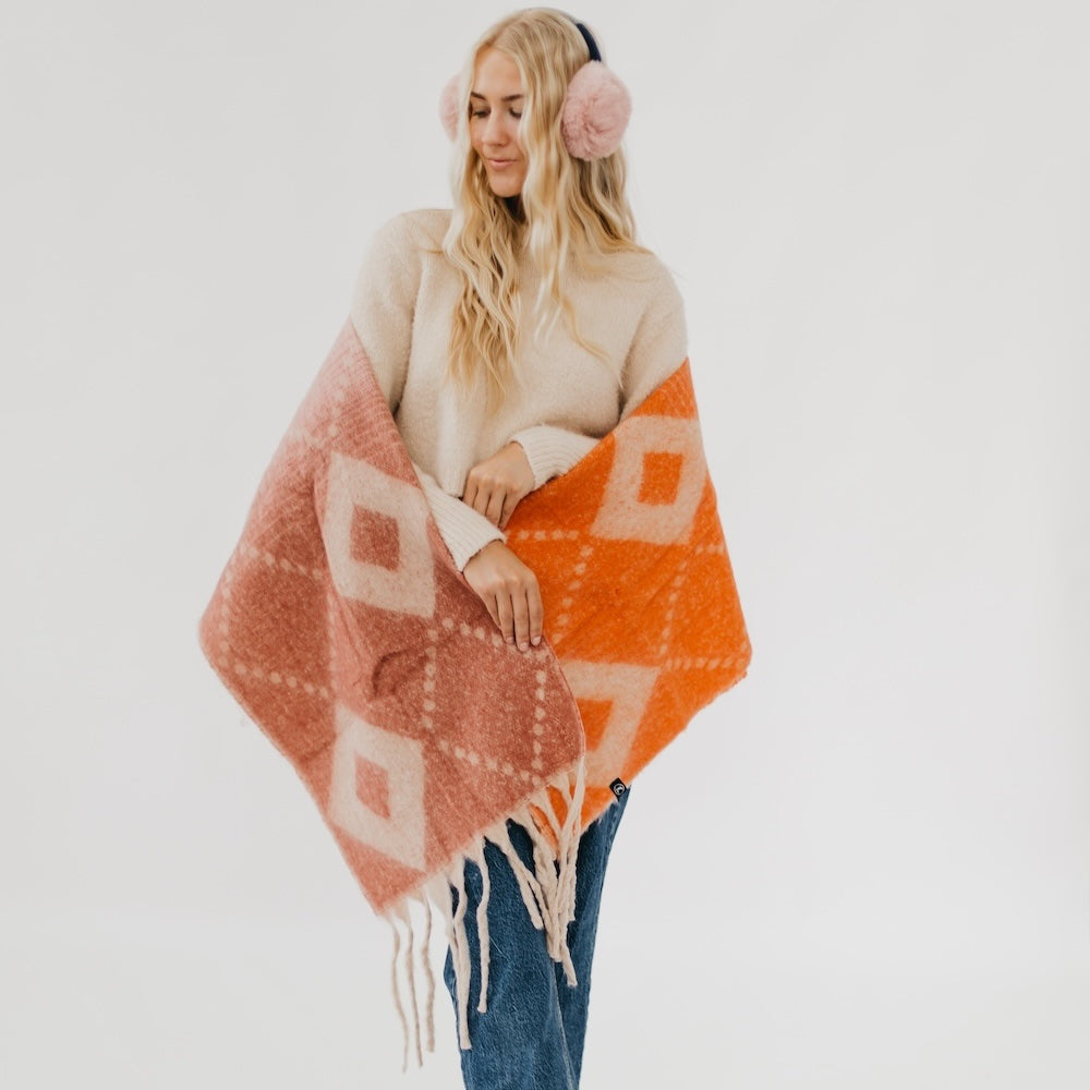 Diamond Fade Chunky Scarf from Pretty Simple