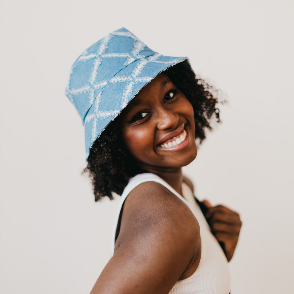 Diamond Print Bucket Hat from Pretty Simple