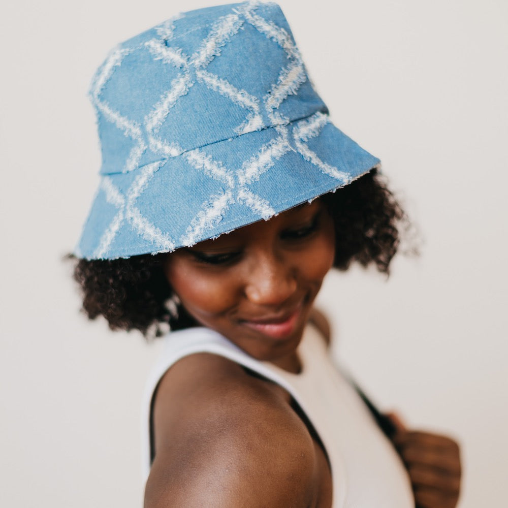 Diamond Print Bucket Hat from Pretty Simple