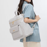 Monaco Diaper Bag | Stone Grey From Luli Bebé