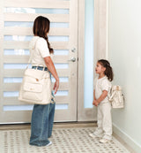 Monaco Diaper Bag | Pearl White From Luli Bebé