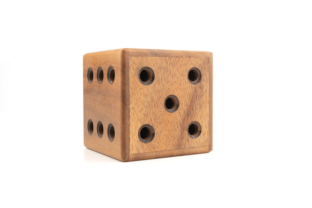 Dice Maze Puzzle - Wooden Brain Teaser Puzzle from Kubiya Games