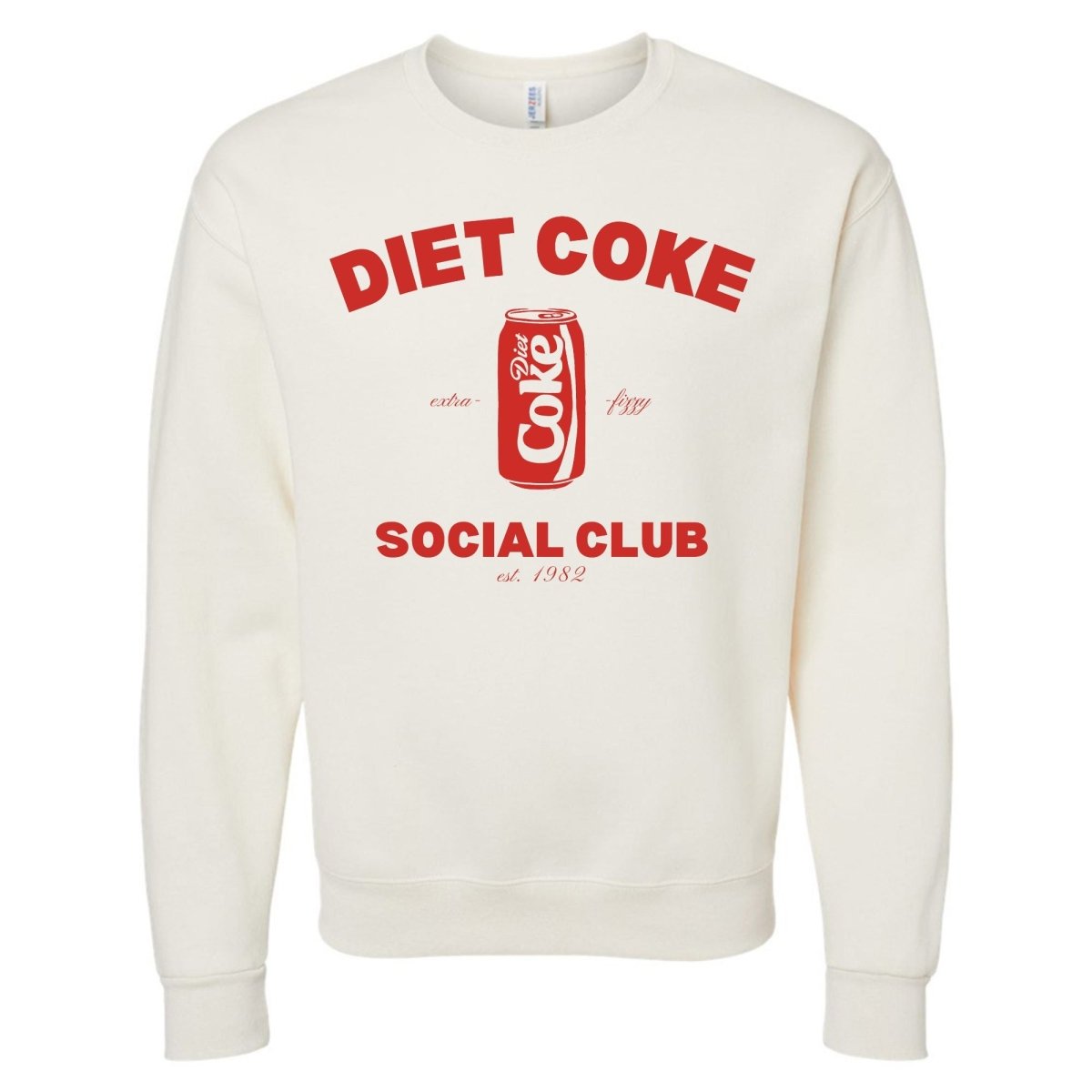 'Diet Coke Social Club' Crewneck Sweatshirt from United Monograms