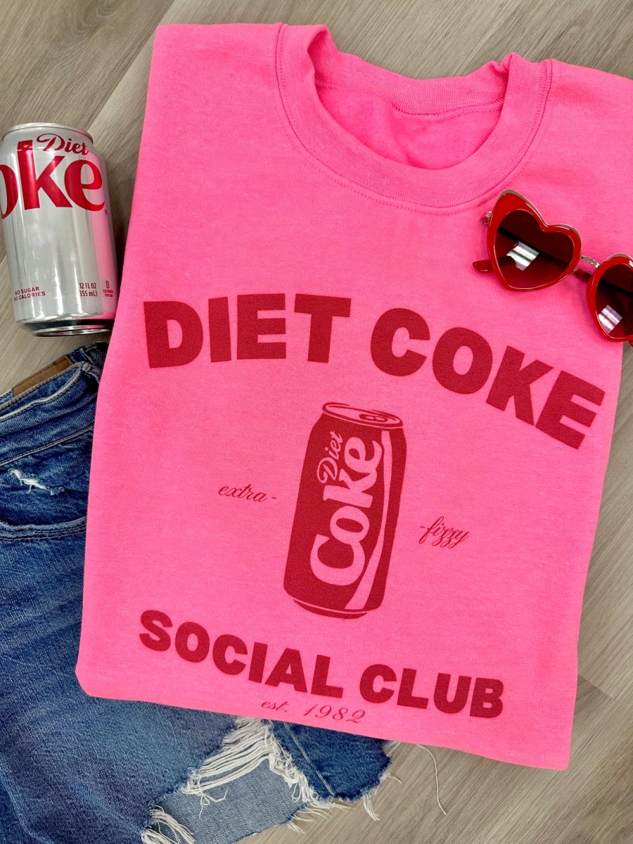 'Diet Coke Social Club' Crewneck Sweatshirt from United Monograms