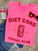 'Diet Coke Social Club' Crewneck Sweatshirt from United Monograms