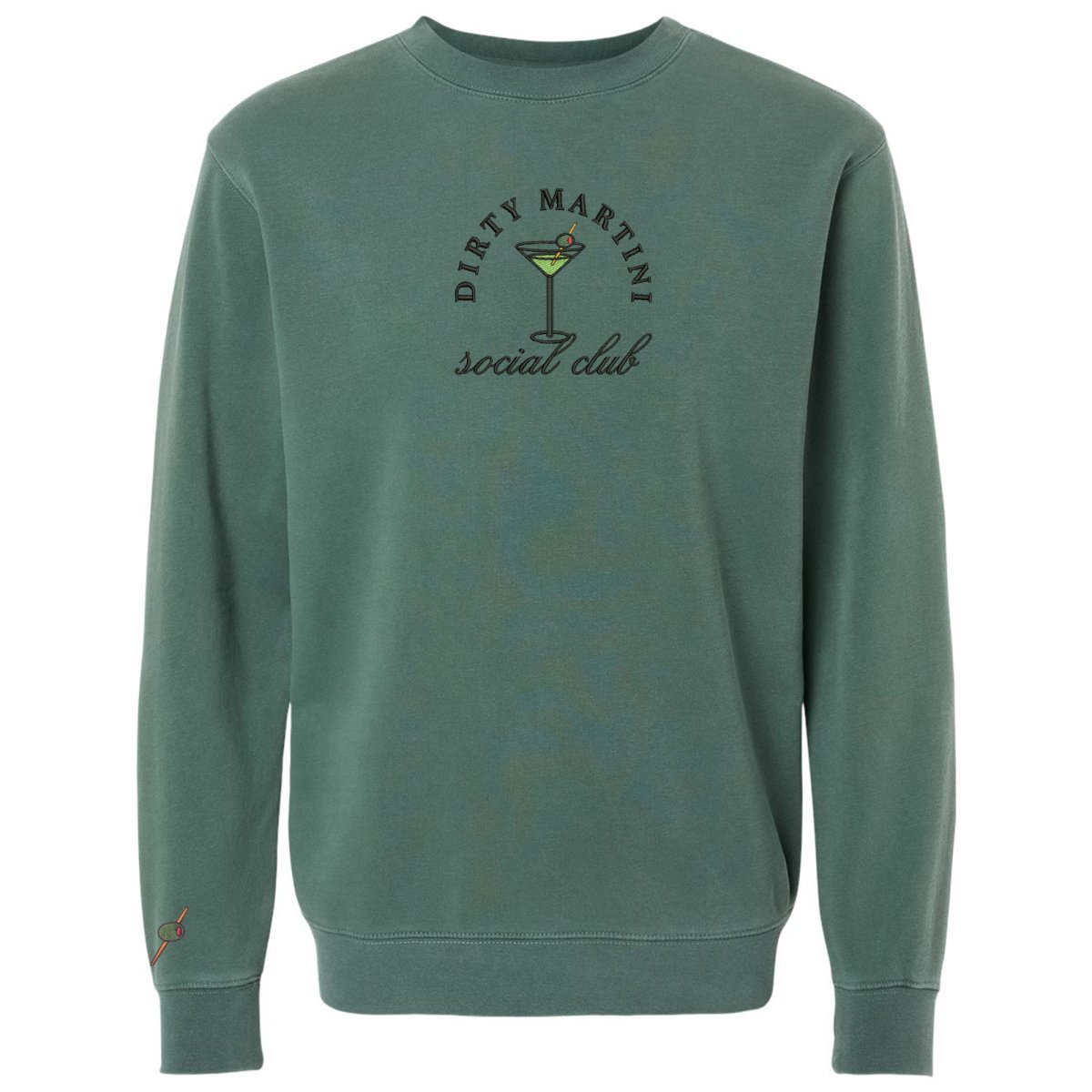 'Dirty Martini Social Club' Cozy Crew from United Monograms