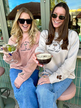 'Dirty Martini Social Club' Cozy Crew from United Monograms