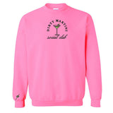 'Dirty Martini Social Club' Crewneck Sweatshirt from United Monograms