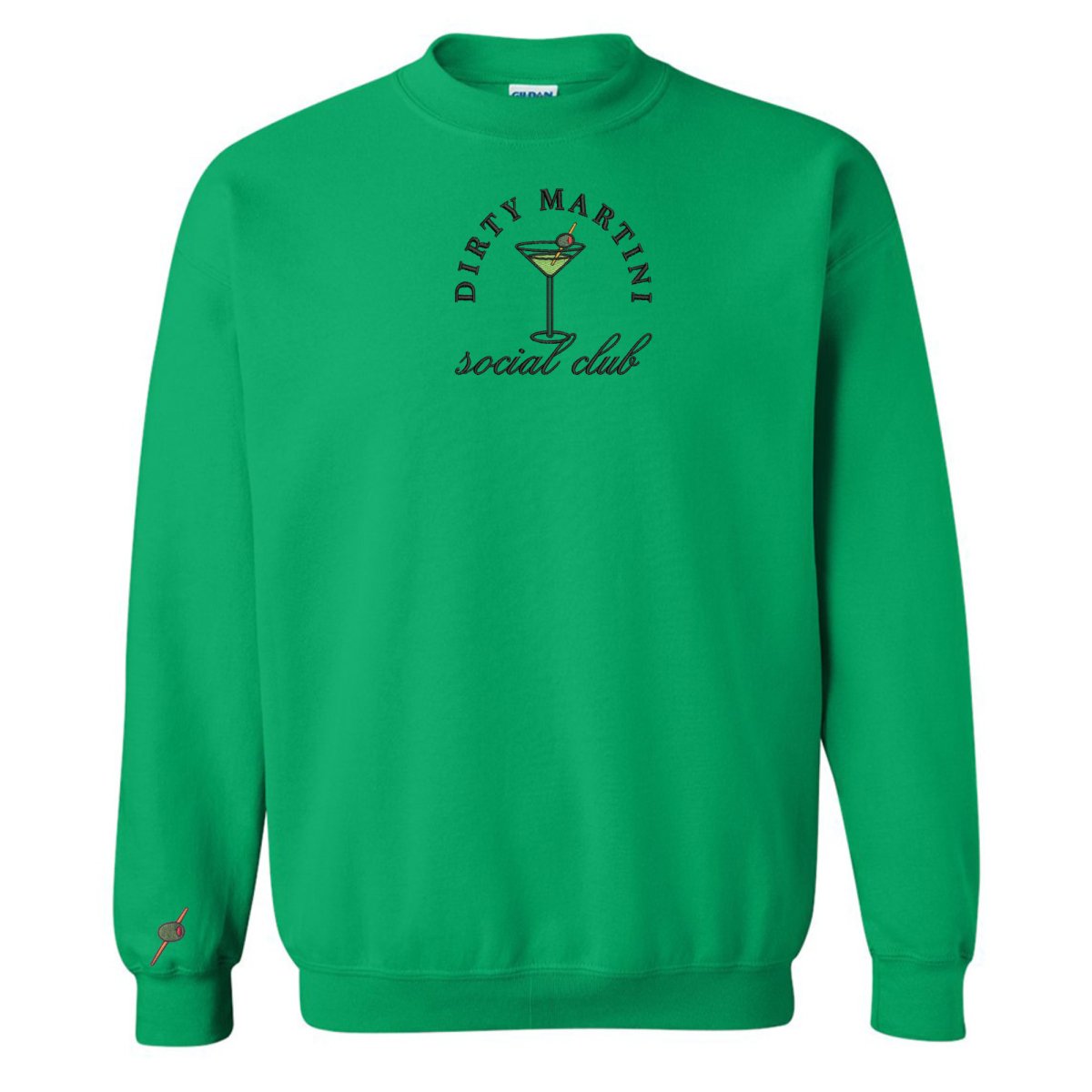 'Dirty Martini Social Club' Crewneck Sweatshirt from United Monograms