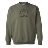 'Dirty Martini Social Club' Crewneck Sweatshirt from United Monograms