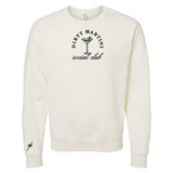 'Dirty Martini Social Club' Crewneck Sweatshirt from United Monograms