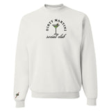 'Dirty Martini Social Club' Crewneck Sweatshirt from United Monograms