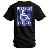 Disabled Veteran Handicap Men's T-Shirt From Combat Iron Apparel