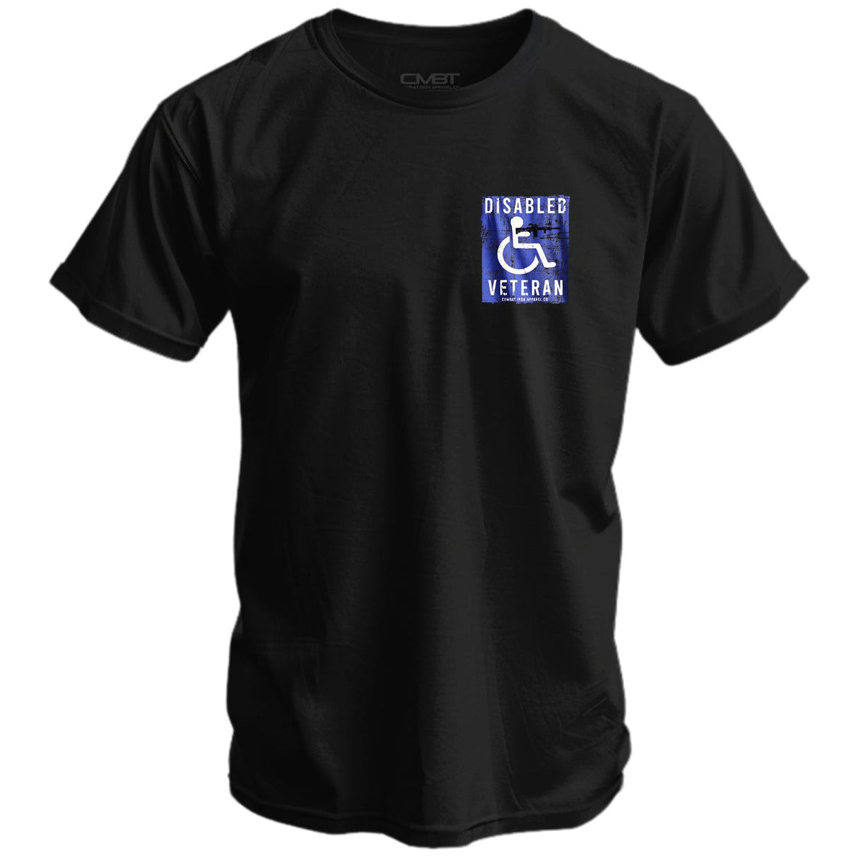 Disabled Veteran Handicap Men's T-Shirt From Combat Iron Apparel