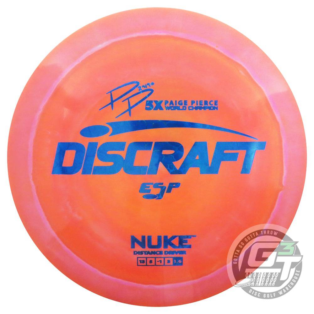 Discraft ESP Nuke [Paige Pierce 5X] Distance Driver Golf Disc from Gotta Go Gotta Throw